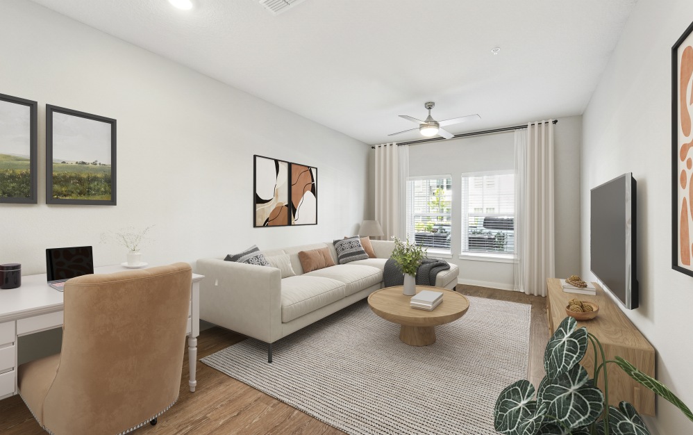 Living Room & Office
